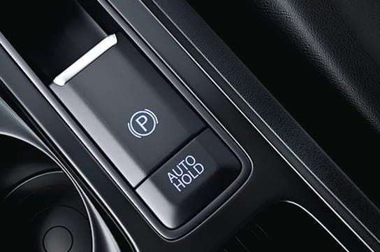 Electronic parking brake (EPB) with auto hold